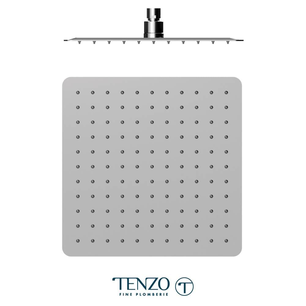 Tenzo SSTS-12-Q Shower Head Square With Round Corners 30X30CM Stainless Steel 2MM