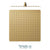 Tenzo SSTS-16-Q Shower Head Square With Round Corners 40X40CM Stainless Steel 2MM - Parent
