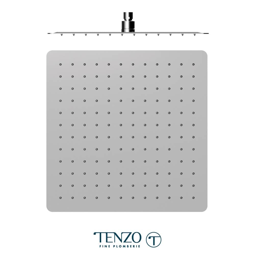Tenzo SSTS-16-Q Shower Head Square With Round Corners 40X40CM Stainless Steel 2MM