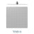 Tenzo SSTS-16-Q Shower Head Square With Round Corners 40X40CM Stainless Steel 2MM