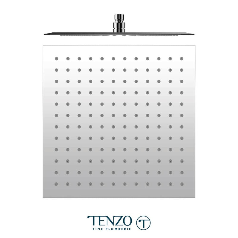 Tenzo SSTS-16-S-CR Shower Head Square 40X40CM Stainless Steel 2MM Chrome