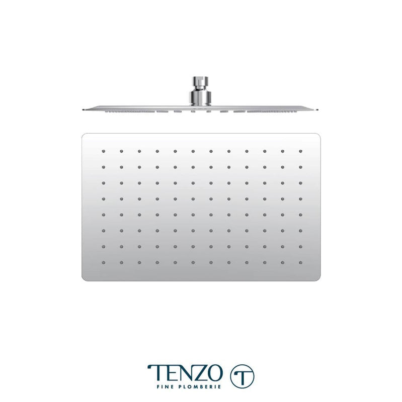 Tenzo SSTS-812-Q-CR Shower Head 20X30CM Stainless Steel 2MM Chrome
