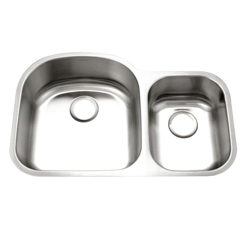 Houzer STC-2200SR-1 Eston 32 Inch Stainless Steel Undermount 70/30 Double Small Right Bowl Offset Kitchen Sink