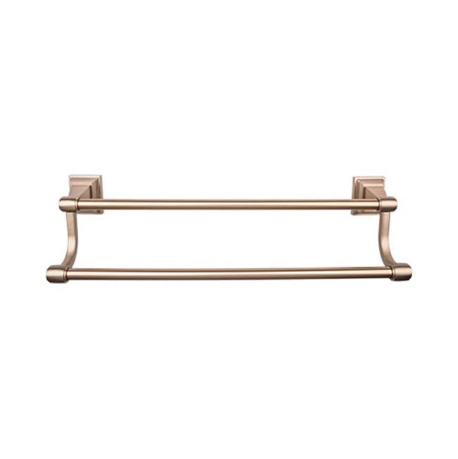 Top Knobs Stratton Bath Towel Bar Double