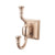 Top Knobs STK2BSN Stratton Bath Double Hook