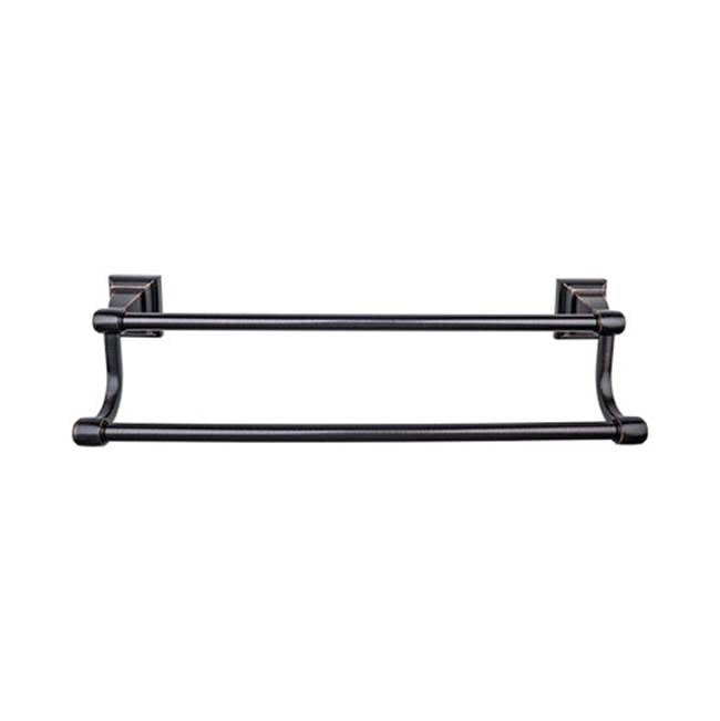 Top Knobs Stratton Bath Towel Bar Double
