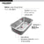 Houzer STL-3600-C Eston 32 Inch Stainless Steel Undermount Single Bowl Kitchen Sink