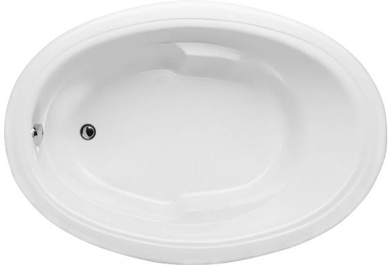 Hydro Systems Studio Collection STO6642AWP-WHI Studio Oval 66" x 42" Acrylic Tub w/Whirlpool System - White