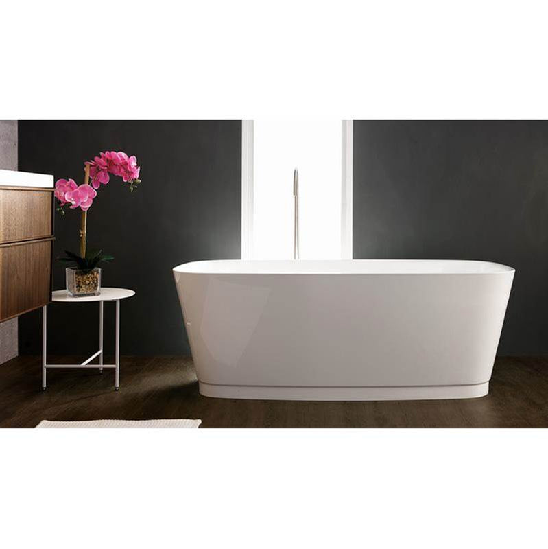 Wet Style BST01-MB Straight Bath 58 15/16 X 27 15/16 X 21 1/16 - Fs - Mb Drain O/F - Parent