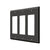Deltana SWP4740 Switch Plate, Triple Rocker