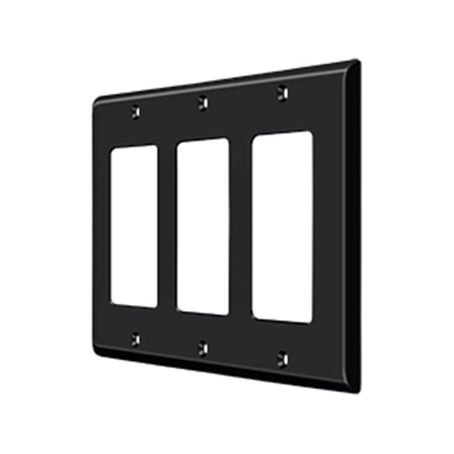 Deltana SWP4740 Switch Plate, Triple Rocker