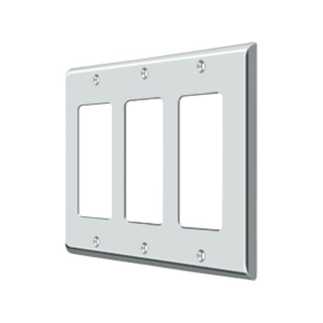 Deltana SWP4740 Switch Plate, Triple Rocker