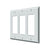 Deltana SWP4740 Switch Plate, Triple Rocker