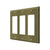 Deltana SWP4740 Switch Plate, Triple Rocker