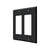 Deltana SWP4741 Switch Plate, Double Rocker
