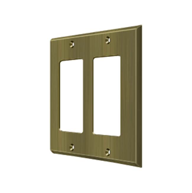 Deltana SWP4741 Switch Plate, Double Rocker
