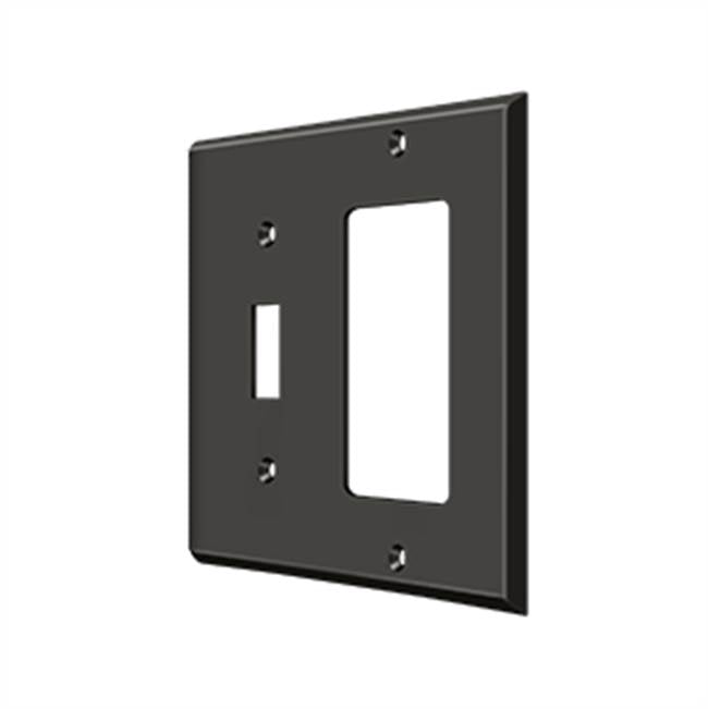 Deltana SWP4743 Switch Plate, Single Switch/Single Rocker