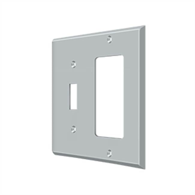 Deltana SWP4743 Switch Plate, Single Switch/Single Rocker