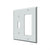 Deltana SWP4743 Switch Plate, Single Switch/Single Rocker