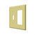 Deltana SWP4743 Switch Plate, Single Switch/Single Rocker