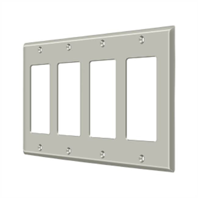 Deltana SWP4744 Switch Plate, Quadruple Rocker