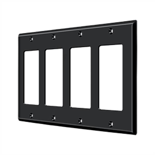 Deltana SWP4744 Switch Plate, Quadruple Rocker
