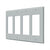 Deltana SWP4744 Switch Plate, Quadruple Rocker