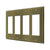 Deltana SWP4744 Switch Plate, Quadruple Rocker