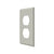 Deltana SWP4752 Switch Plate, Double Outlet