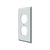 Deltana SWP4752 Switch Plate, Double Outlet