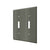 Deltana SWP4761 Switch Plate, Double Standard