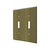 Deltana SWP4761 Switch Plate, Double Standard
