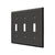 Deltana SWP4763 Switch Plate, Triple Standard
