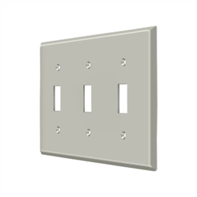 Deltana SWP4763 Switch Plate, Triple Standard