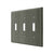 Deltana SWP4763 Switch Plate, Triple Standard