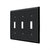 Deltana SWP4763 Switch Plate, Triple Standard