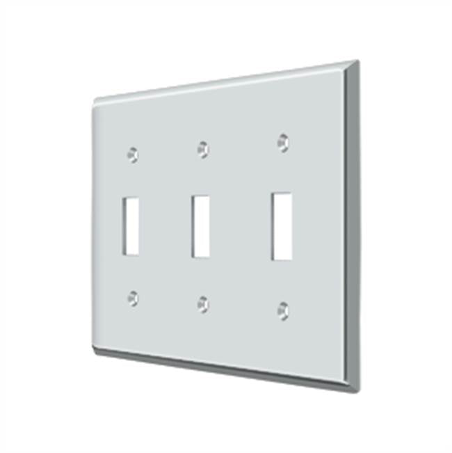 Deltana SWP4763 Switch Plate, Triple Standard