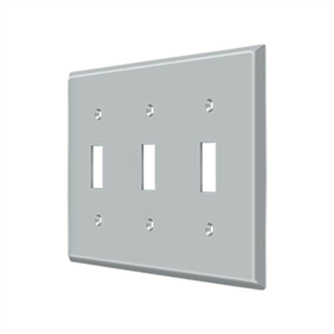 Deltana SWP4763 Switch Plate, Triple Standard