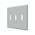 Deltana SWP4763 Switch Plate, Triple Standard