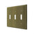 Deltana SWP4763 Switch Plate, Triple Standard