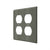 Deltana SWP4771 Switch Plate, Quadruple Outlet