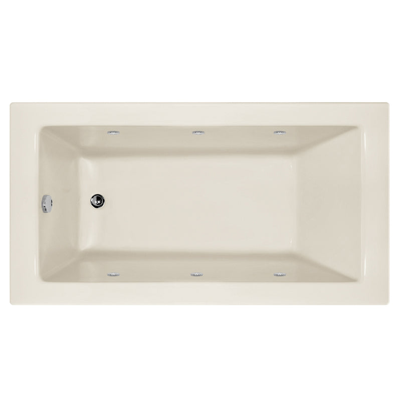 Hydro Systems SYD6036ACO-LH Sydney 60 X 36 Acrylic Airbath & Whirlpool Combo System Left Hand Tub