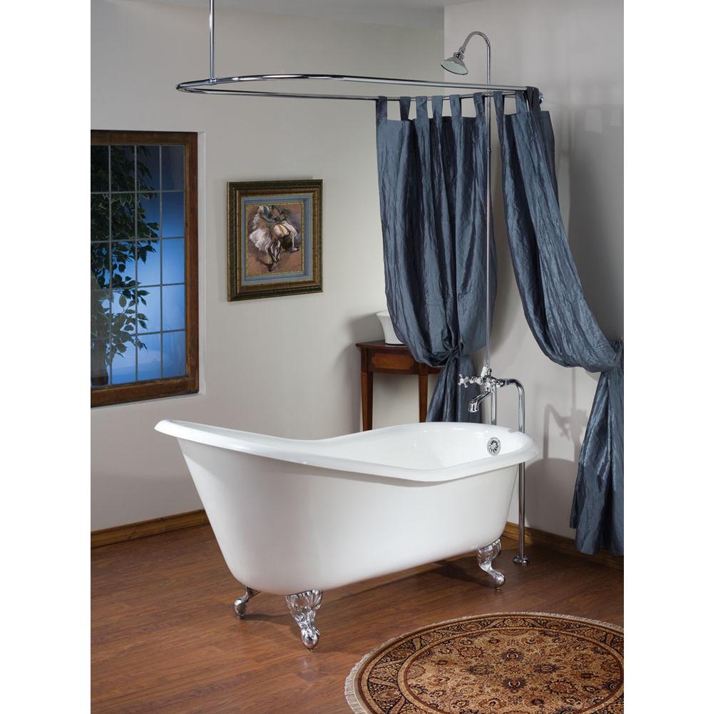 Cheviot 2132-WW Slipper Cast Iron Bathtub With Continuous Rolled Rim - Parent