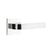 Emtek 5050BRL Dummy , Square Rosette , Breslin Lever