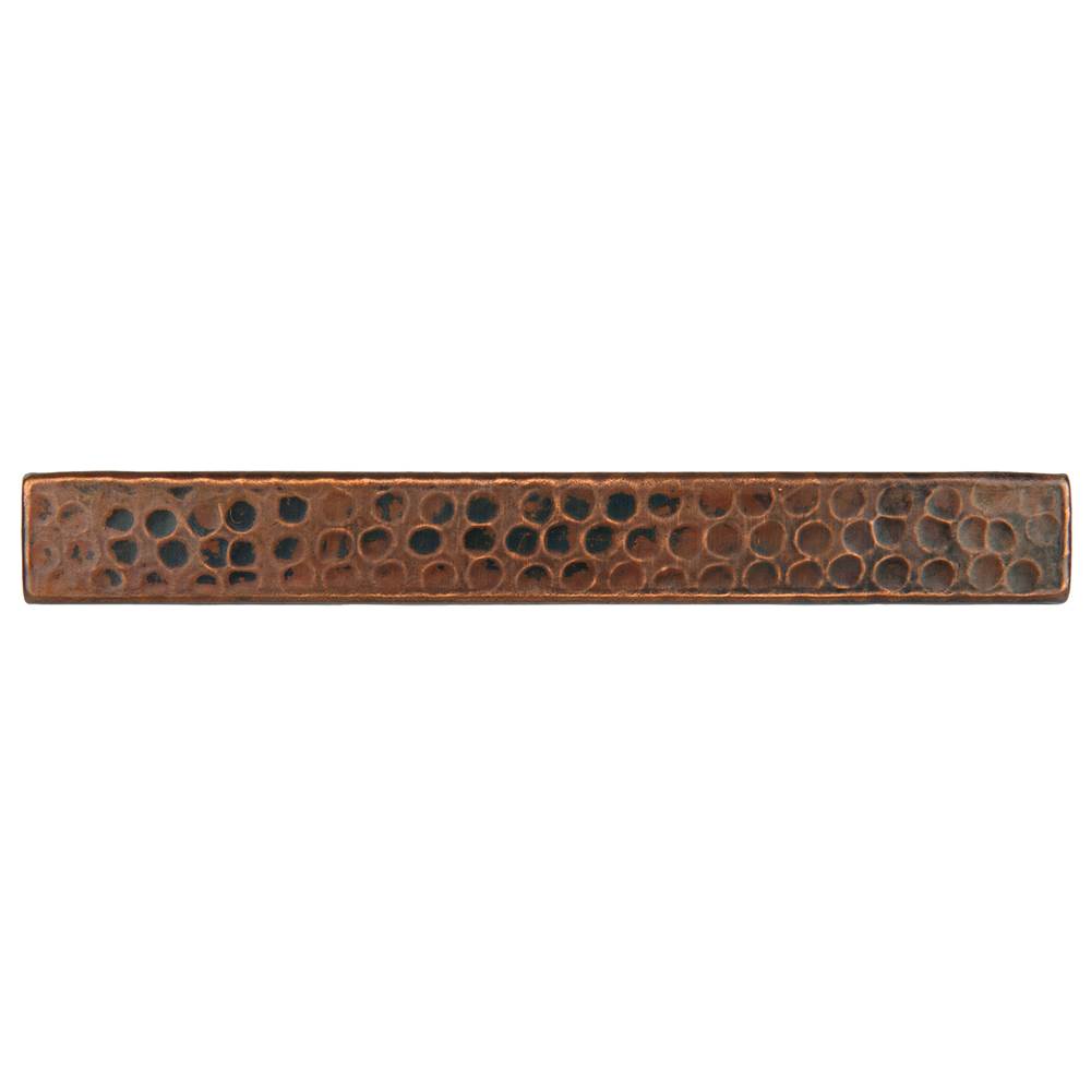 Premier Copper Products T18DBH 1" x 8" Hammered Copper Tile