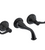 Rubinet T1GETL Wall Mount Lav Set (Less Drain) Trim Only