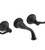 Rubinet T1GETL Wall Mount Lav Set (Less Drain) Trim Only