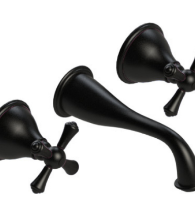 Rubinet T1GFMC Wall Mount Lav Set (Less Drain) Trim Only