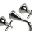Rubinet T1GFMC Wall Mount Lav Set (Less Drain) Trim Only