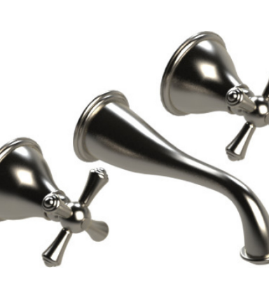 Rubinet T1GFMC Wall Mount Lav Set (Less Drain) Trim Only